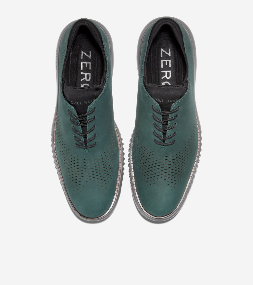 Men's 2.ZERØGRAND Lined Laser Wingtip Oxford 